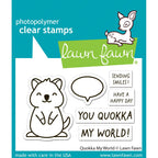 Lawn Fawn Quokka My World Stamps lf3936