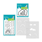 Lawn Fawn Rain or Shine Before 'n Afters Stamps Dies and Stencils