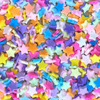 Lawn Fawn Rainbow Star Tiny Treasures Clay Pieces lf4161 detail