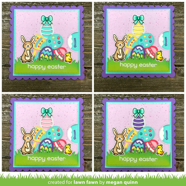 Lawn Fawn Reveal Wheel Easter Egg Add-On Die Cuts lf1911 happy easter