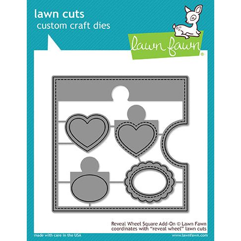 Lawn Fawn Reveal Wheel Square Add-On Die Cuts lf1791