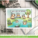 Lawn Fawn Riverside Backdrop: Landscape Dies lf3815 capy bday