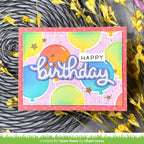 Lawn Fawn Scripty Birthday Outline Add-On Die lf3814 hbd