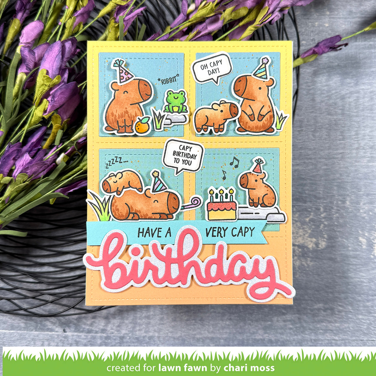 Lawn Fawn Scripty Birthday and Outline Add-On Set hbd capy birthday-1 | color-code:alt1