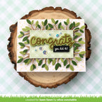 Lawn Fawn Scripty Congrats and Outline Add-On Dies Congrats You Did it