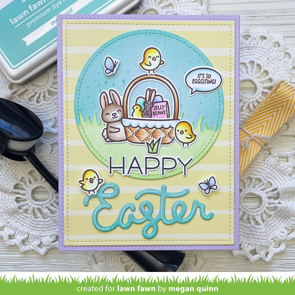 Lawn Fawn Scripty Easter Die lf3689 Happy
