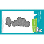 Lawn Fawn Scripty Hello Outline Add-On Dies lf4141