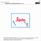 Lawn Fawn Scripty Love Outline Add-On Die lf3615 inspiration