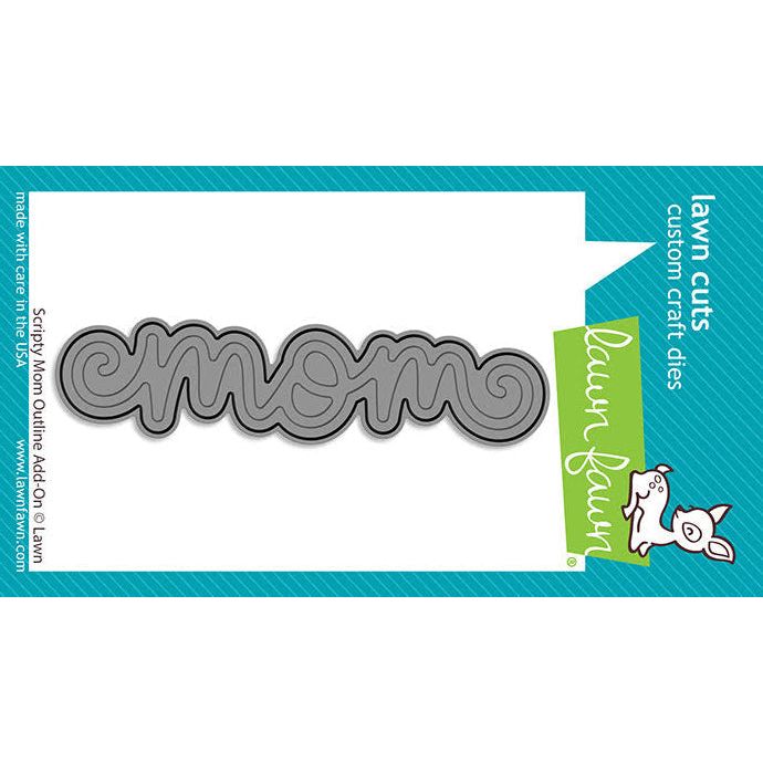 Lawn Fawn Scripty Mom Outline Add-On Die lf3691