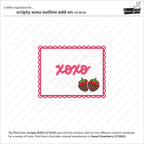 Lawn Fawn Scripty XOXO Outline Add-On Die lf3616 inspiration