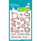 Lawn Fawn Shello, Friend Dies lf3790 outline