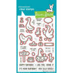 Lawn Fawn Silly Goose! Dies lf3845 highlighted