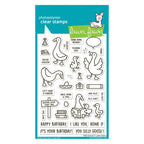 Lawn Fawn Silly Goose! Stamps lf3844