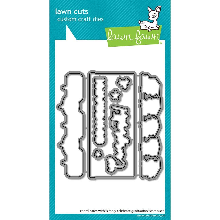 Lawn Fawn Simply Celebrate Graduation Dies lf3717