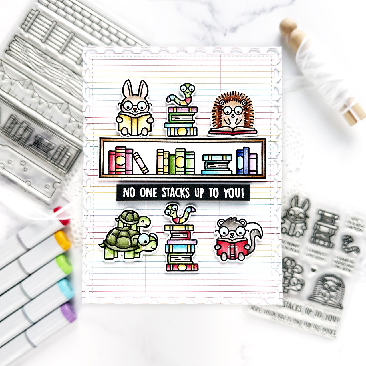 Lawn Fawn Simply Celebrate Hangouts Stamps lf3719 no one stacks up to you