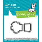 Lawn Fawn Spring Basket Add-On Birthday Coordinating Dies lf3662