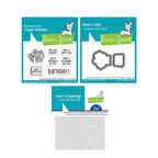 Lawn Fawn Spring Basket Add-On: Birthday Stamps Dies and Coloring Stencils Set