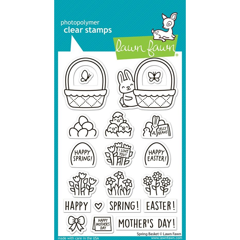 Lawn Fawn Spring Basket Stamps lf3658