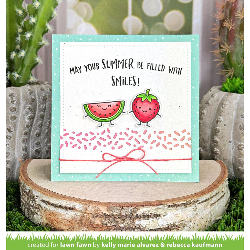 Lawn Fawn Sprinkles Border Dies lf3807 smiles