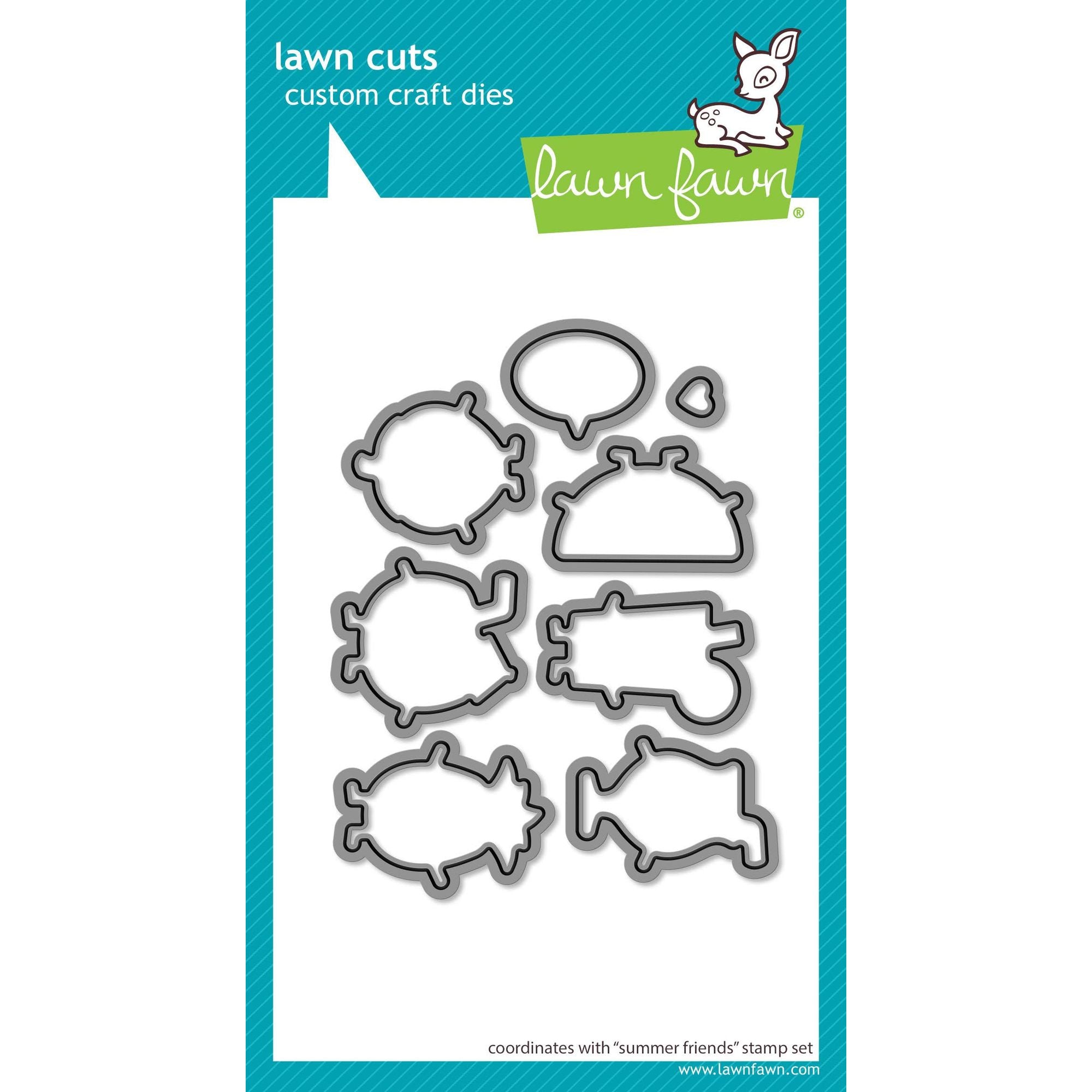 Lawn Fawn Summer Friends Dies lf3782