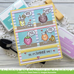Lawn Fawn Summer Friends Stamps Dies and Coloring Stencils Set panel