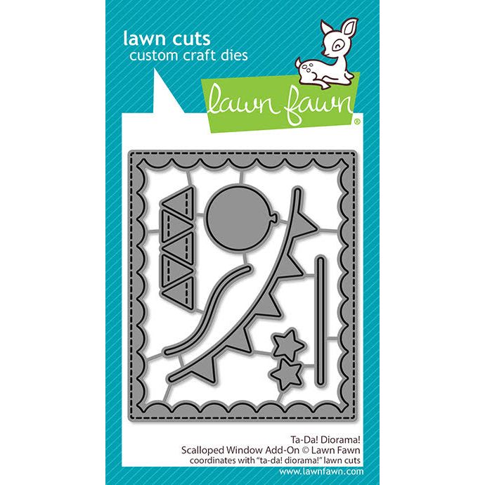 Lawn Fawn Ta-Da! Diorama! Scalloped Window Add-On Dies lf3729