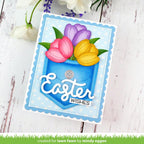 Lawn Fawn Terrific Tulips Dies lf3685 Easter Wishes