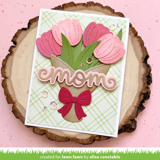 Lawn Fawn Terrific Tulips Dies lf3685 mom
