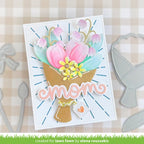 Lawn Fawn Terrific Tulips and Flower Bouquet Wrap Set mom