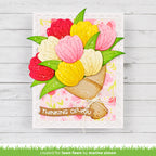 Lawn Fawn Terrific Tulips and Flower Bouquet Wrap Set thinking of you