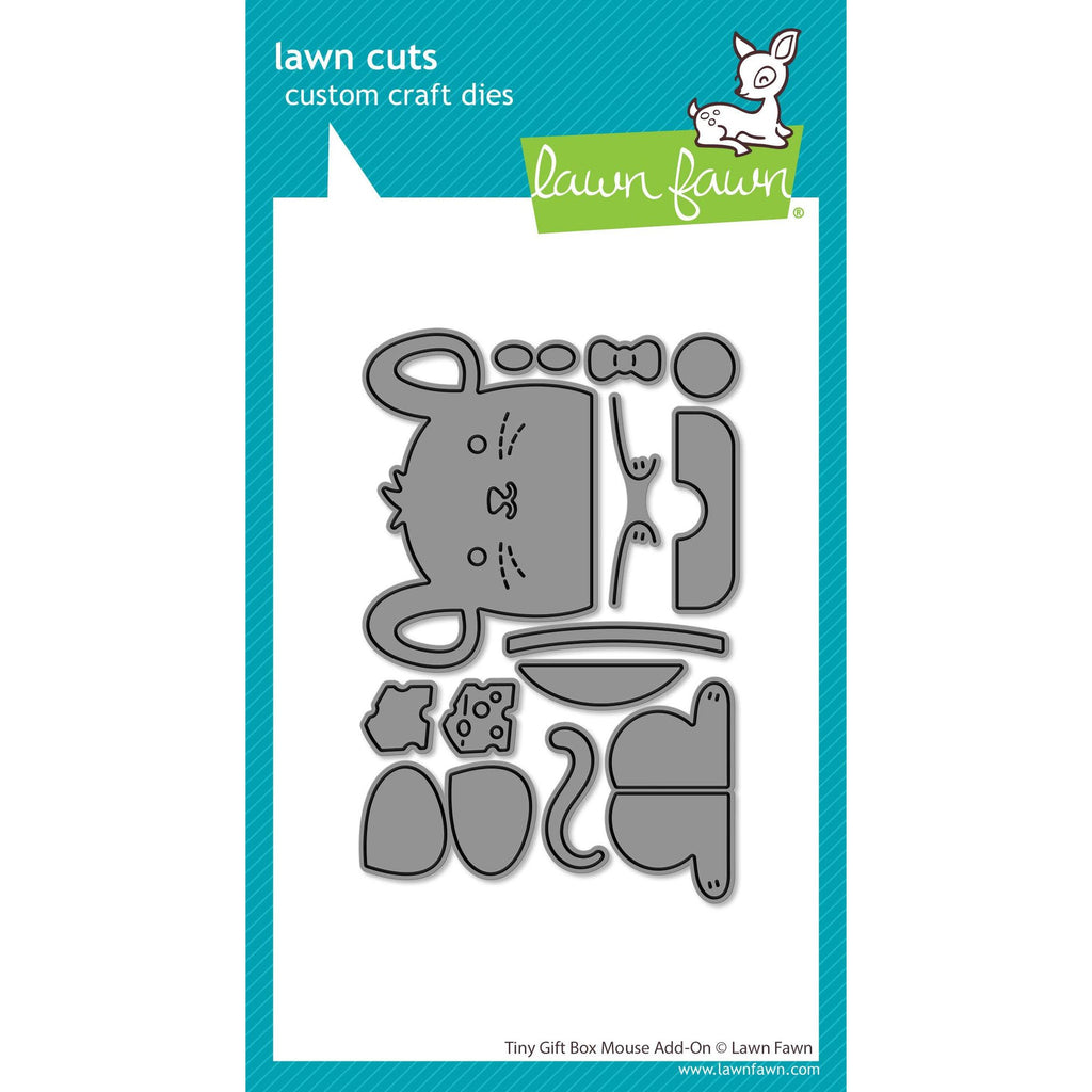 Lawn Fawn Tiny Gift Box Mouse Add-On Dies lf3809