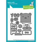 Lawn Fawn Tiny Gift Box Panda and Bear Add-Ons Dies lf3614
