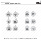 Lawn Fawn Tiny Tag Sayings: Fall Stamps lf3862 idea for use