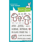 Lawn Fawn To My Fungi Dies lf3311 red line indicates dies included