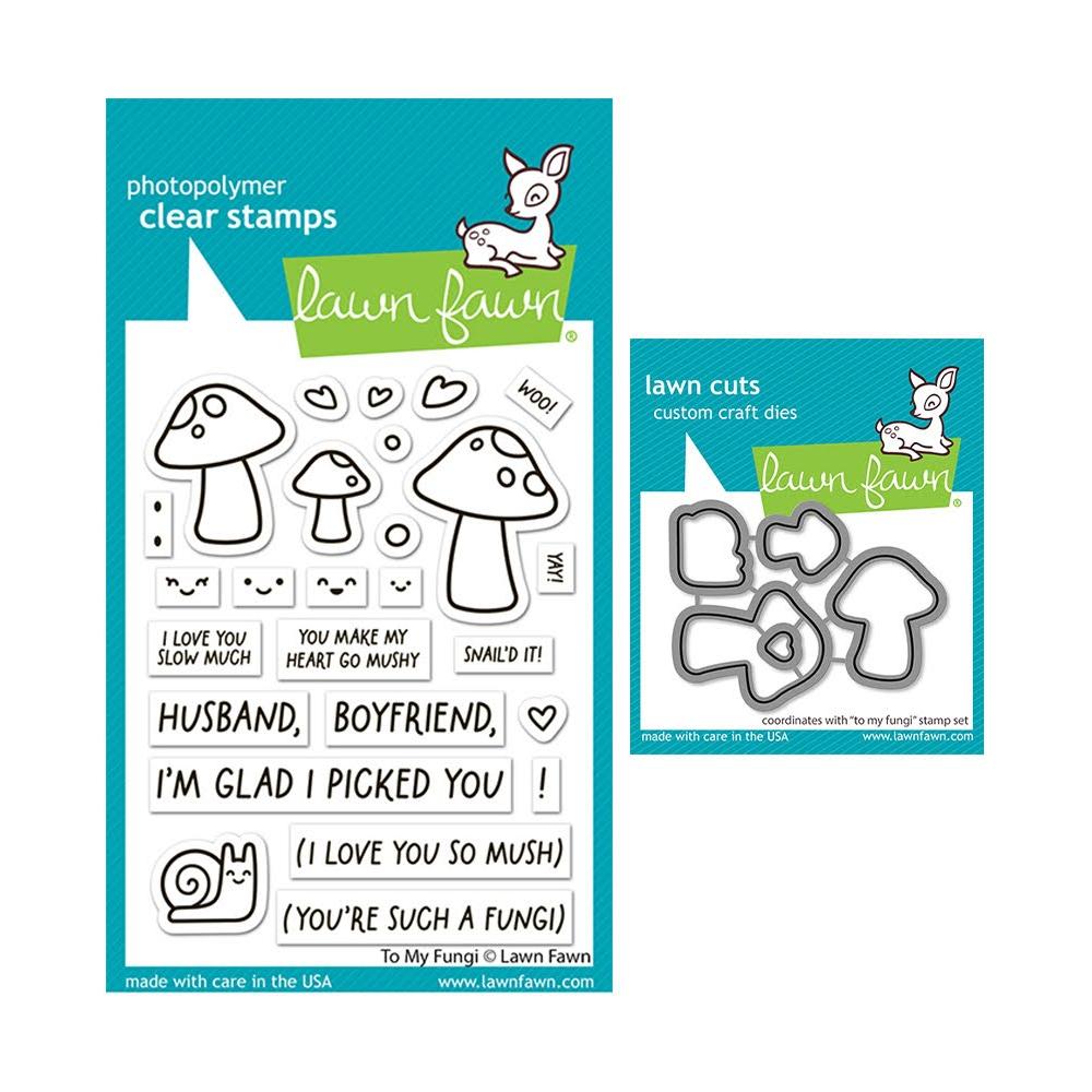 Lawn Fawn To My Fungi Stamps and Dies Set