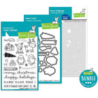 Lawn Fawn Toboggan Together Stamps Dies and Coloring Stencils Bundle