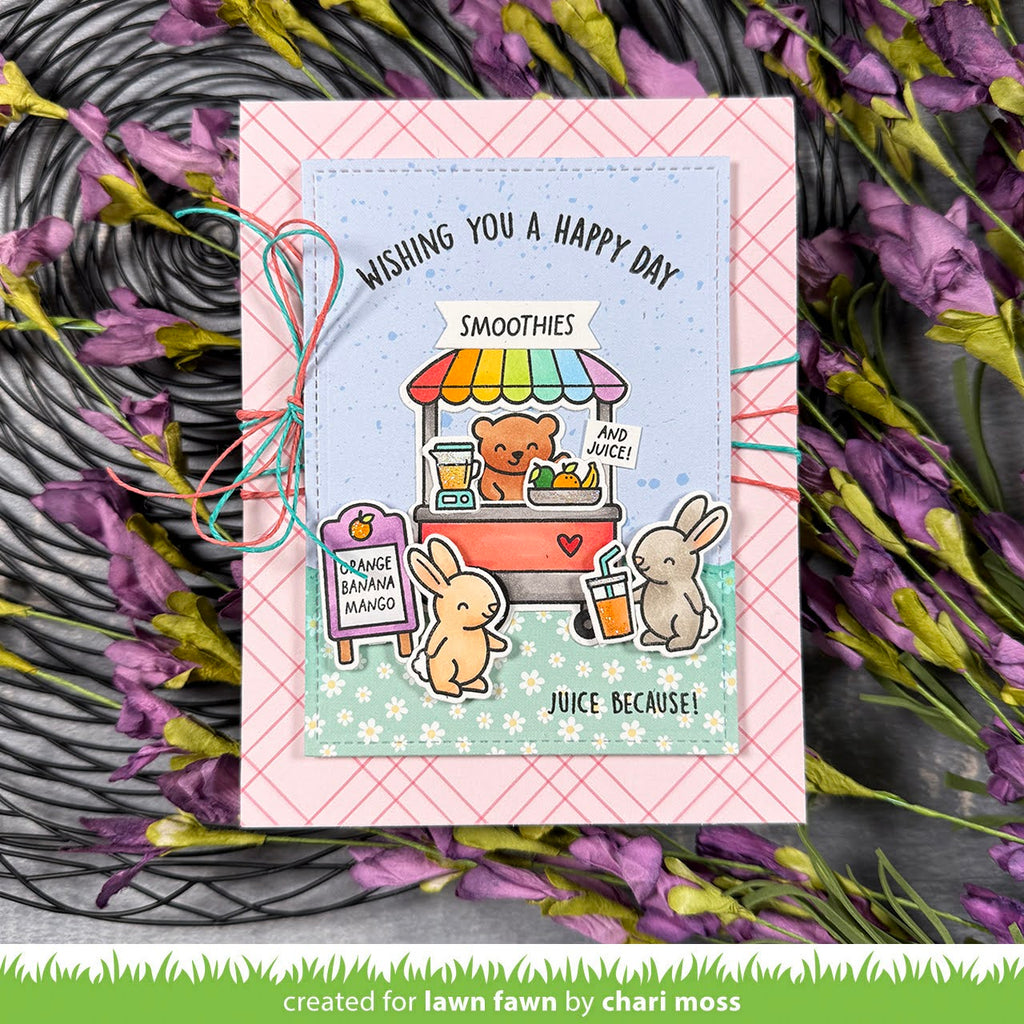 Lawn Fawn Treat Add-On: Smoothies 'n Juice Stamps lf3674 Just Because | color-code:alt1