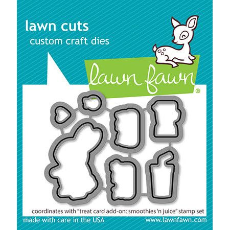 Lawn Fawn Treat Cart Add-On: Smoothies 'n Juice Coordinating Dies lf3675