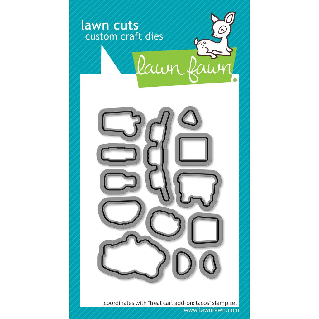 Lawn Fawn Treat Cart Add-On: Tacos Dies lf3778