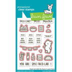 Lawn Fawn Treat Cart Add-On: Tacos Dies lf3778 outlines