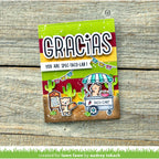 Lawn Fawn Treat Cart Add-On Tacos Stamps lf3777 gracias