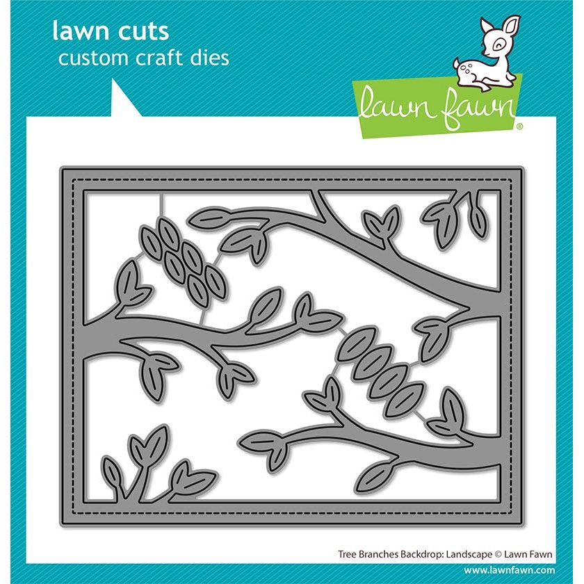 Lawn Fawn Tree Branches Backdrop: Landscape Dies lf3733