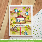 Lawn Fawn Tree Branches Backdrop: Portrait Dies lf3734 seed-sational