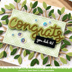 Lawn Fawn Tree Branches Border Dies lf3730 Congrats You Did It