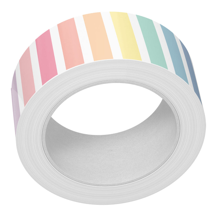 Lawn Fawn Vertical Pastel Rainbow Stripes Washi Tape lf4020