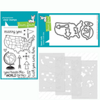 Lawn Fawn Wish You Were Here Stamps Dies and Coloring Stencils