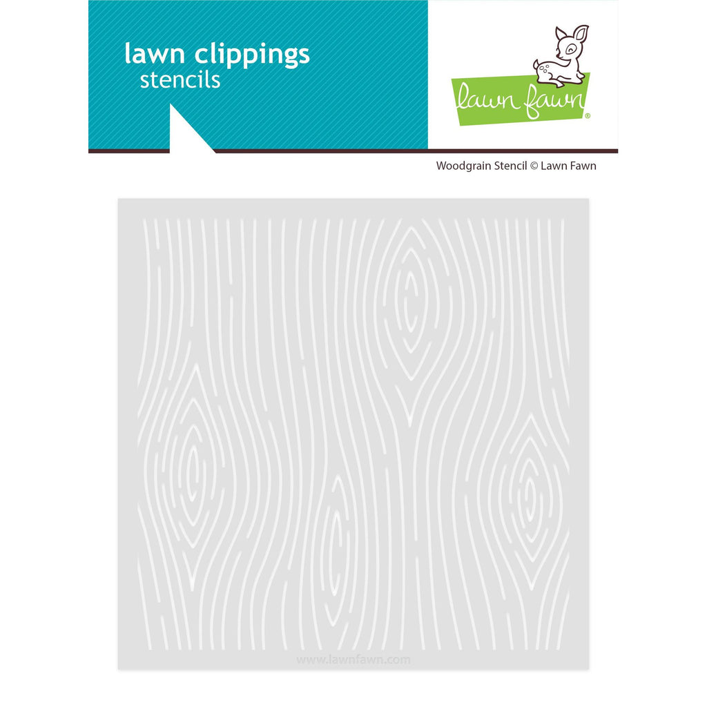 Lawn Fawn Woodgrain Stencil lf3874