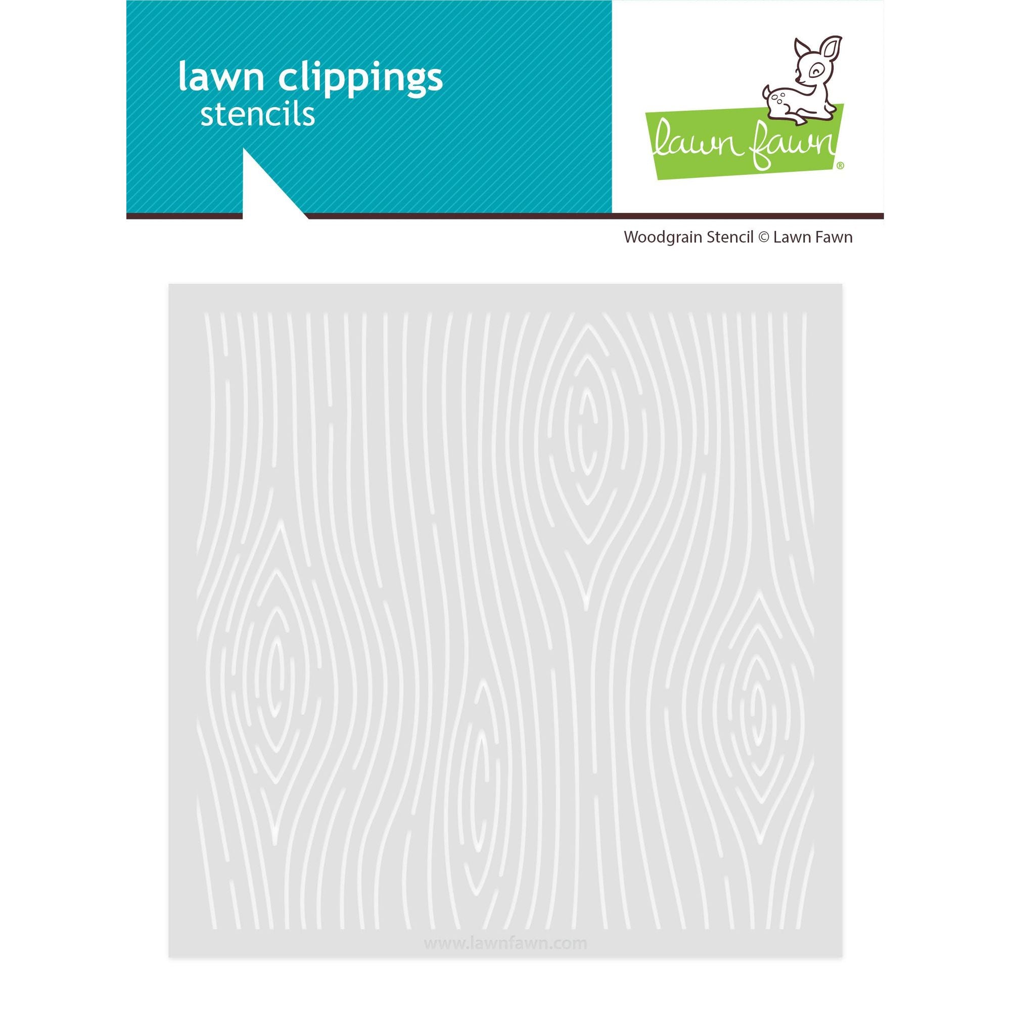 Lawn Fawn Woodgrain Stencil lf3874