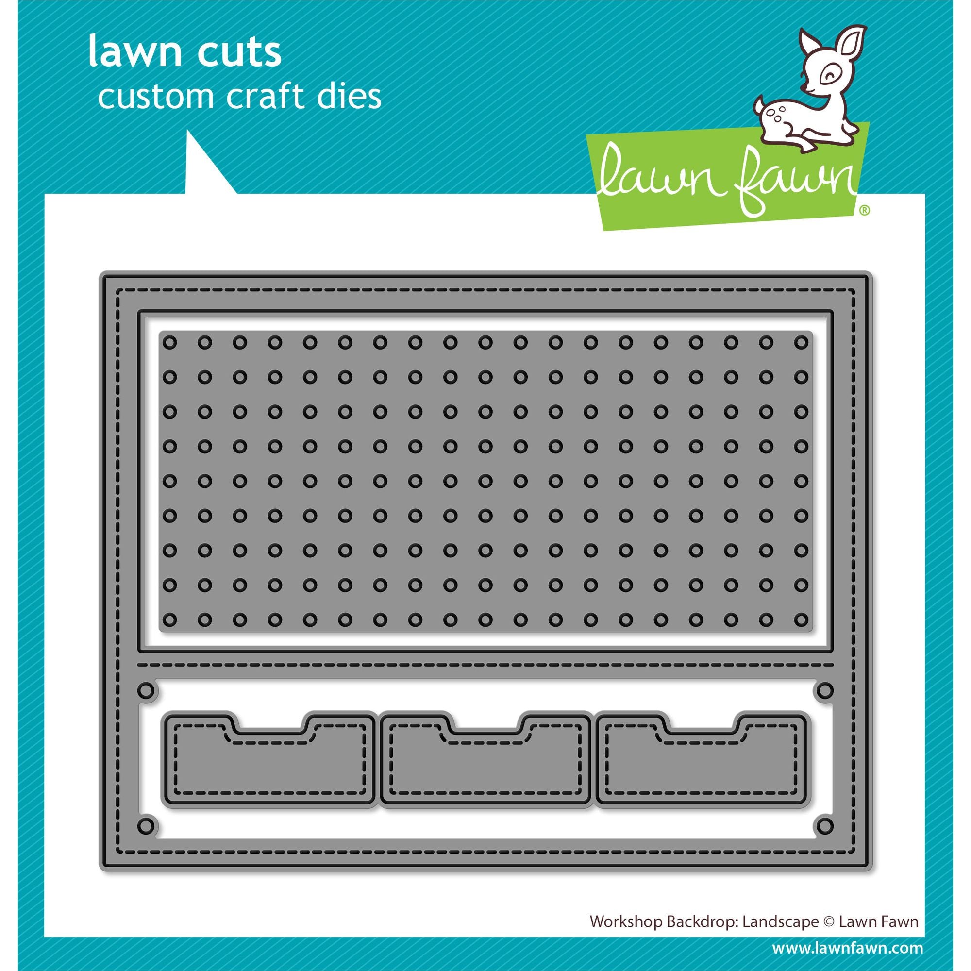 Lawn Fawn Workshop Backdrop: Landscape Dies lf4096