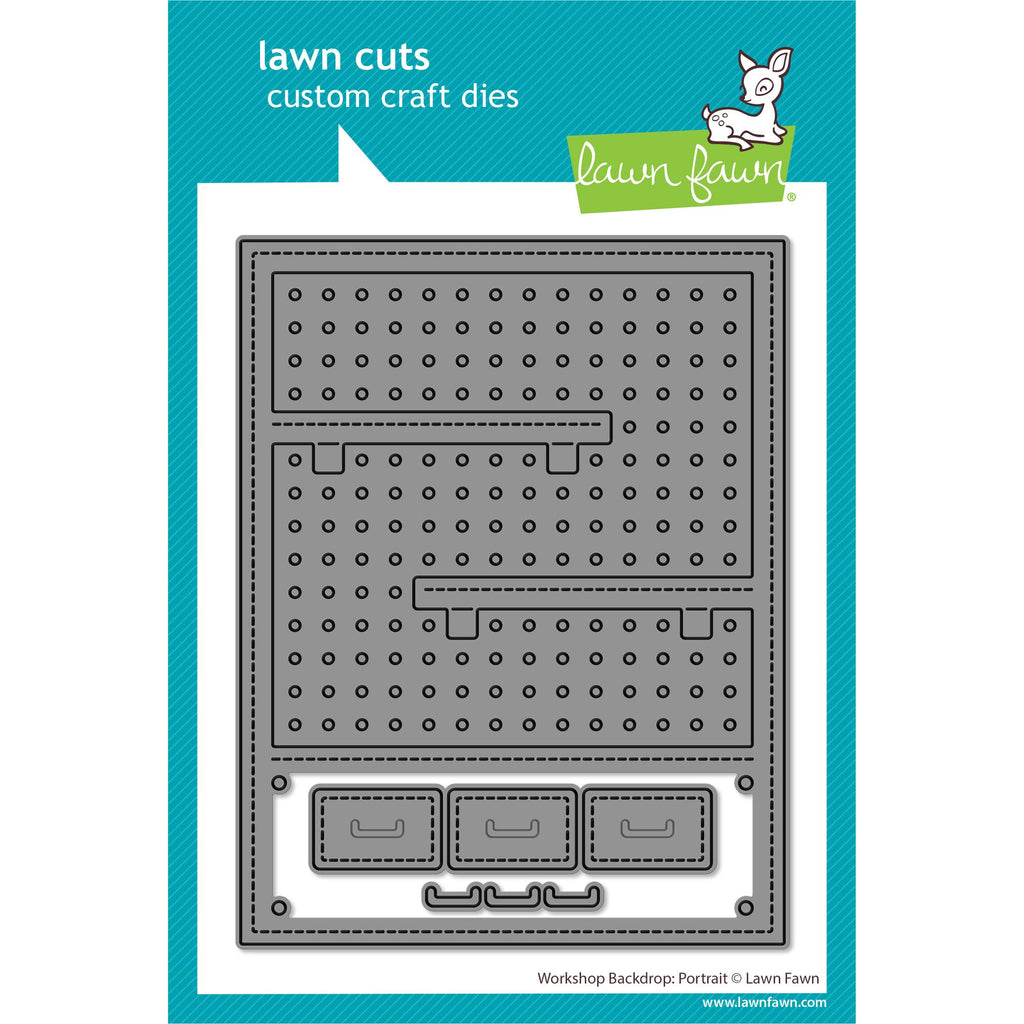 Lawn Fawn Workshop Backdrop: Portrait Dies lf4095